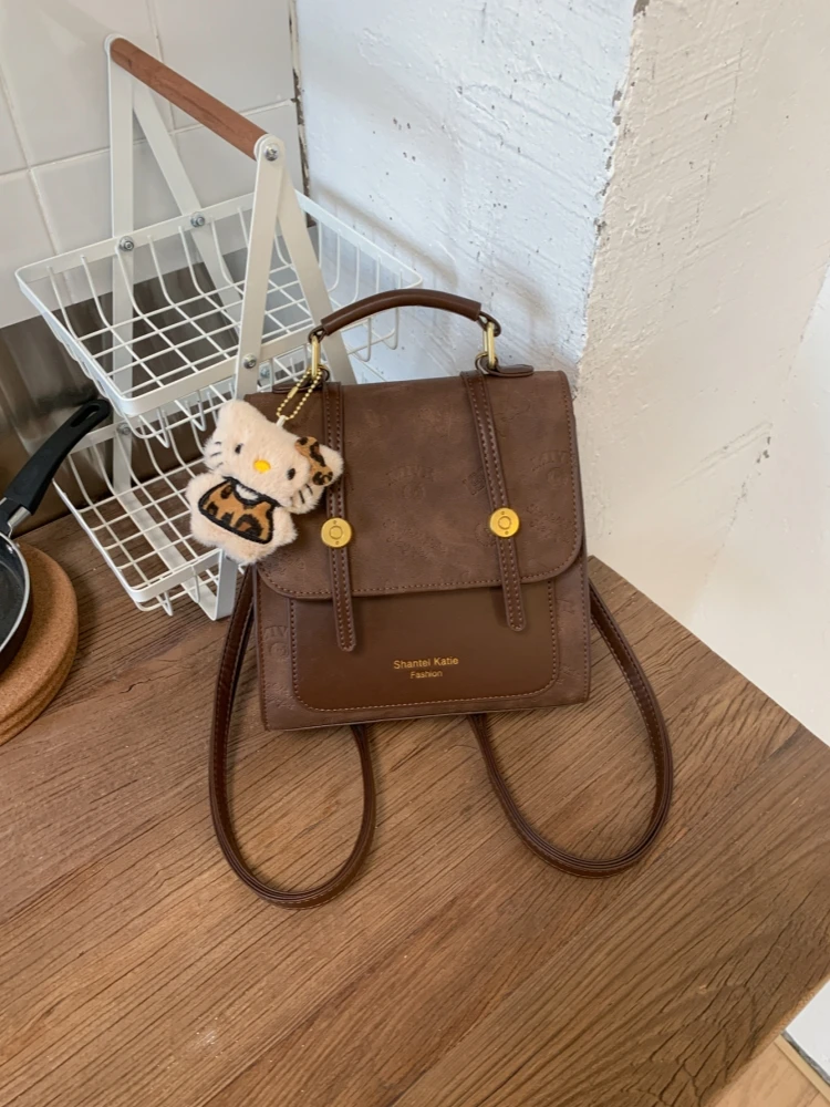 

Briti Retro Brown Women's Faion oulder Bag 2025 New Sle Diagonal Crossbody Handbag Small Bapa Trendy