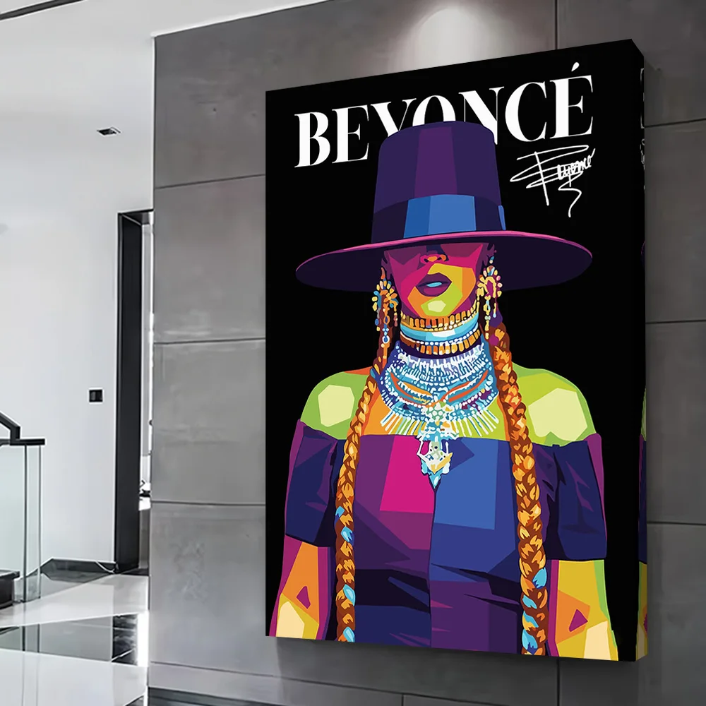 Beyonce Printing Poster Customizable Pictures Wall Art Canvas Painting for Gamer Decoration Room Decorating Interior Home Decor