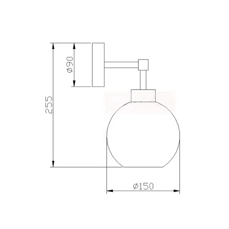 LED Simples Sala de estar Corredor Vitral Lâmpada de parede Nordic Quarto Lâmpada de parede de cabeceira