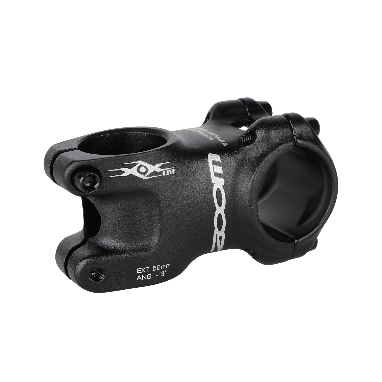 ZOOM XOX Bicycle Stem -3 Degree 3D Forging Integrated 40/50/60mm Stem Suitable for 28.6mm Fornt Fork Head Tube