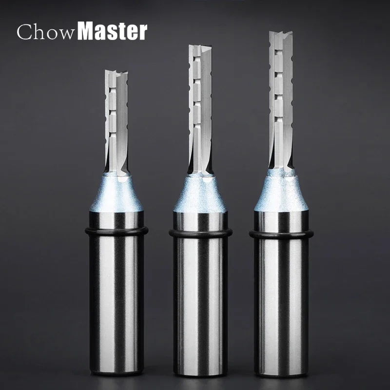 Cnc Trimming Slot Bits Fresa Bit Roteador Reto Cortadores Tct Madeira para Madeira Haste 12.7 mm Flautas