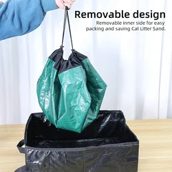 Portable Cat Litter Box Dog Toilet Tray Outdoor Reusable Travel Oxford Litter Pan Travel Waterproof Pet Accessories
