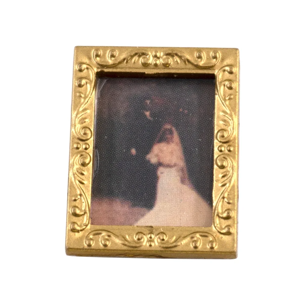 1/12 casa delle bambole in miniatura pittura a olio modello giocattolo per figura ob11 bjd blyth accessori per la decorazione della casa delle bambole