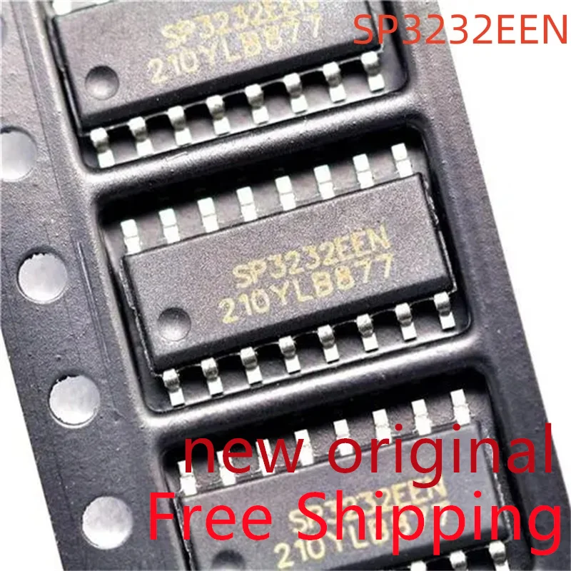 

10piece New Original SP3232EEN SP3232 SOP-16 True +3.0V to +5.5V RS-232 Transceivers