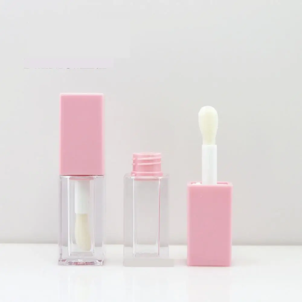 5/10/30 empty square sponge 5ML lip  gloss tube  lipstick cosmetic packaging box material