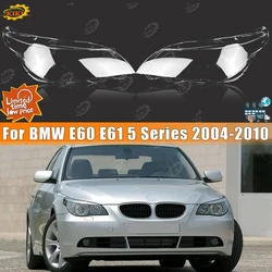 Headlight Cover For BMW E60 E61 525I 530I 545I 550I 2003-2010 Car Headlight Lens Glass Lampcover Lampshade Shell