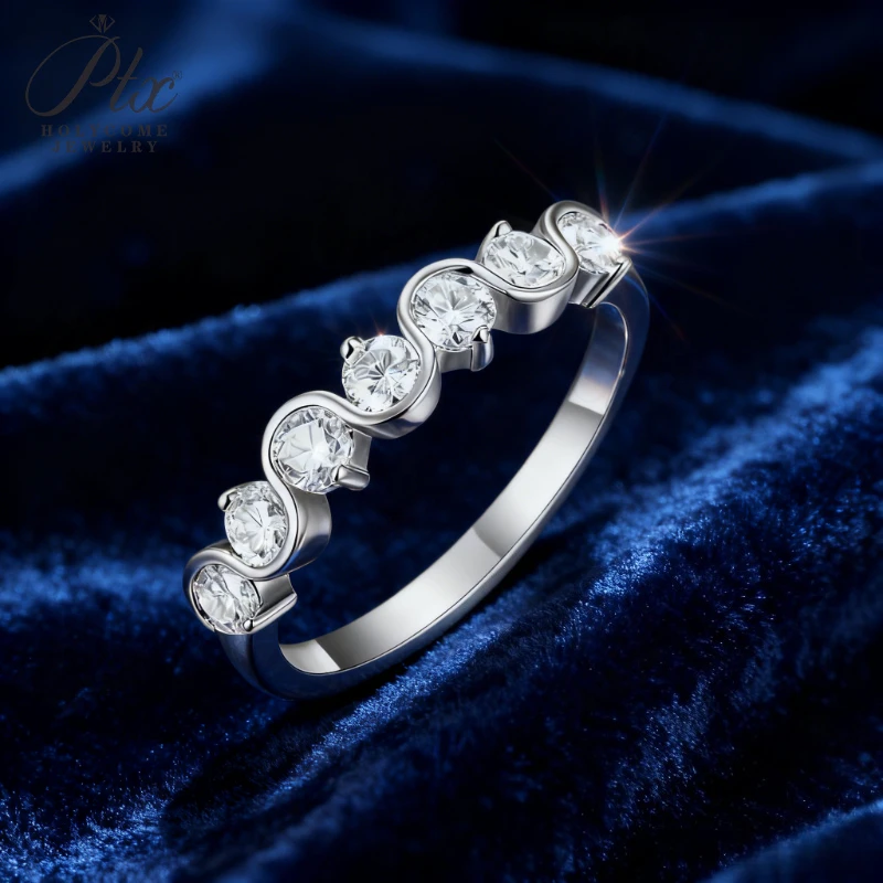 

Round Cut Moissanite Ring in 10K/14K/18K Gold Elegant Solitaire Setting Fine Jewelry for Engagement Anniversary or Daily Wear