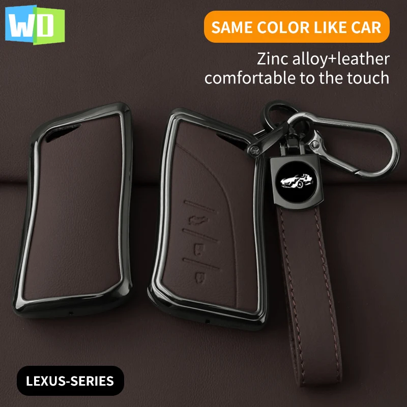 Zinc Alloy Car Key Case Cover For Lexus ES300h ES350 ES200 ES260 LS350 LS500h Car Key Protector Shell Fob Interior Accessories