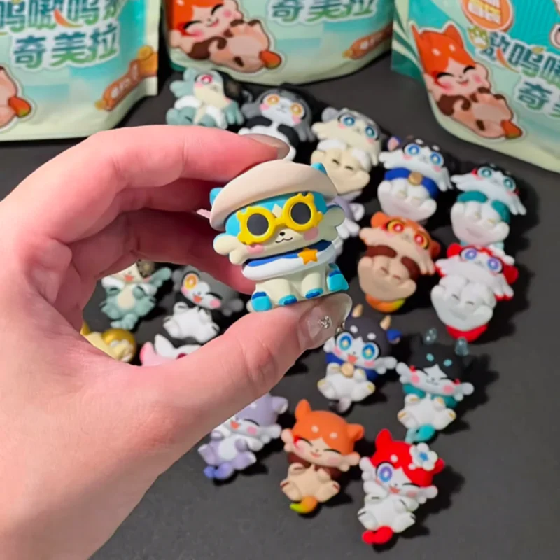

Mihoyo Honkai Star Rail Aowu Series Chimera Mini Beans Blind Box Коллекционный набор Gashapon Симпатичная модель Декор Игрушечный мешочек Модный подарок