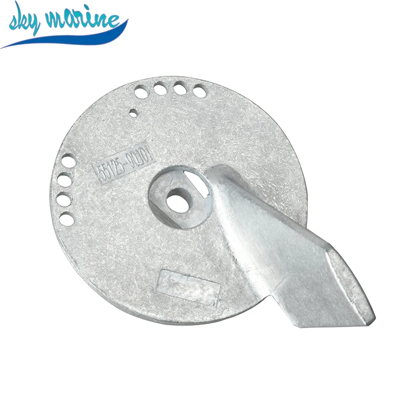 55125-90J01 Trim Tab Zinc Anode for Suzuki Outboard DF70-140HP 55125-90J00 55125-90J01-01 55125-90J01-02 5512590J010000