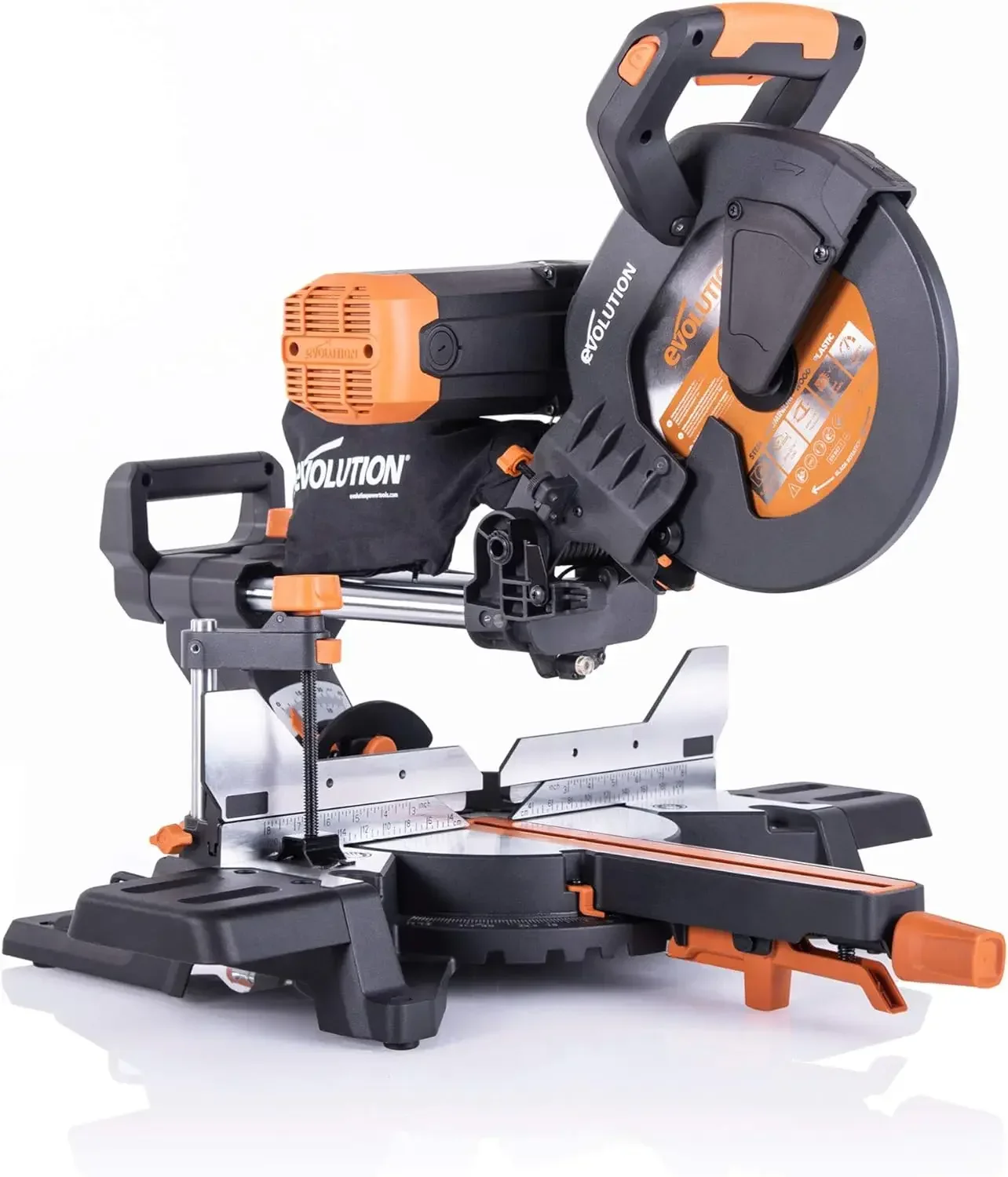 Power Tools R255SMS-DB+ 10-Inch Dual Bevel Sliding Miter Saw Multi-Material, Multipurpose Cutting Cuts Metal,