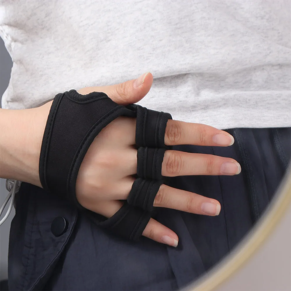 

1 Pair Women Palm Protector Gloves Non-slip Durable Fitness Palm Protect Pads Breathable Wear-resistant