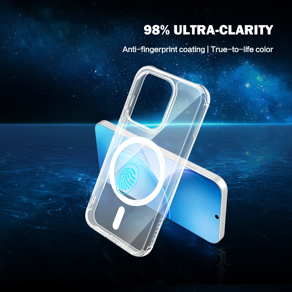 Für Oppo Reno 16 Pro Hülle Magnetische Hartcover TPU+PC Transparente Anti-Sturz-Handyhülle Für Oppo Reno 16 – Detail 7
