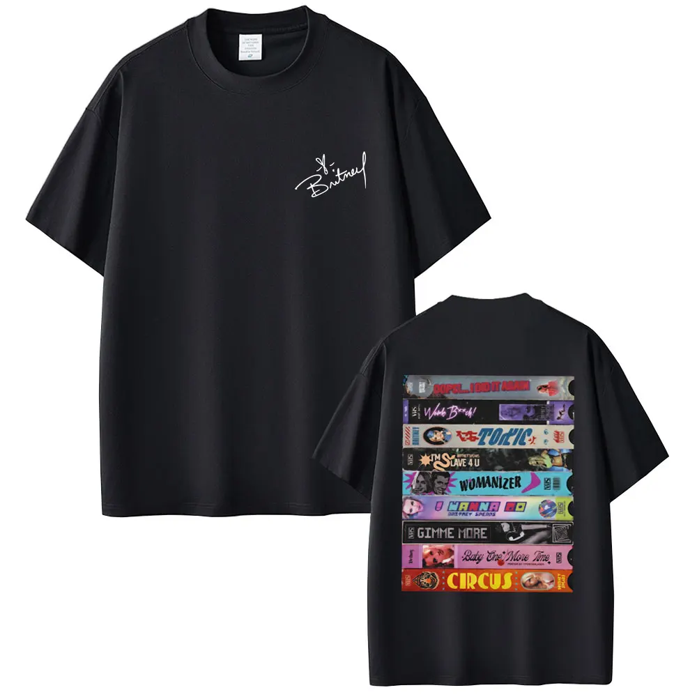 

Hot Sale Britney Spears Album Graphic T Shirt Men Women Casual Vintage Oversized Short Sleeve T-shirts Unisex Fashion Streetwear