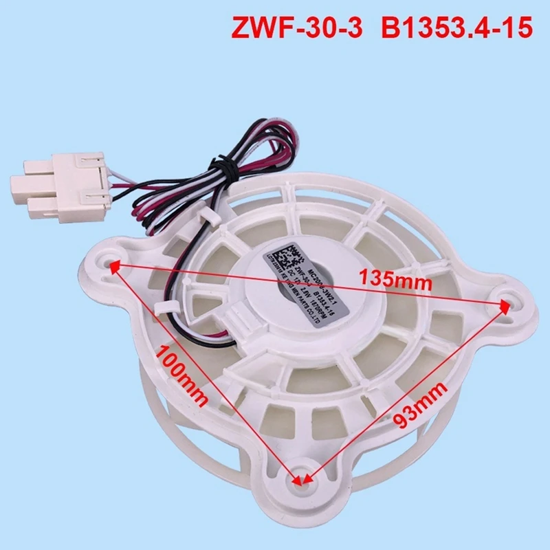 Refrigerator Evaporator Fan Motor   For Meiling Fridge ZWF-30-3 B1353.4-15 Cooling Fan Motor BCD-430WP9C