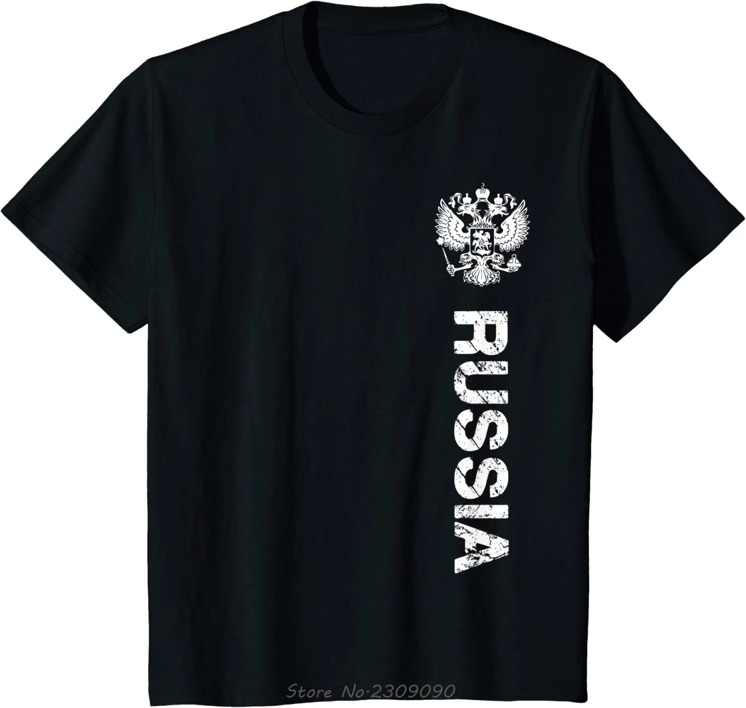 Russia T Shirt Russia Flag Crest Cotton Tshirt Casual Streetwear Unisex Tops Tees O-Neck Summer Oversized T-shirt Men's Clothing