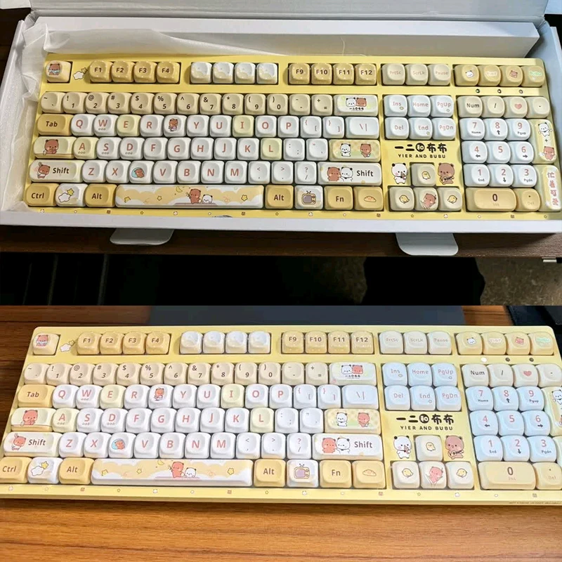 Panda Bubu and Dudu Keyboard Mouse Set
