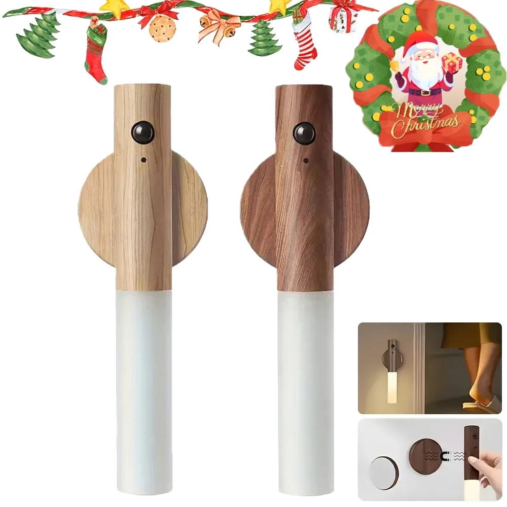 Intelligent Human Body Induction Night Light, LED USB Rechargeable Corridor Cabinet Wall Light, Household Toilet Wall Induction