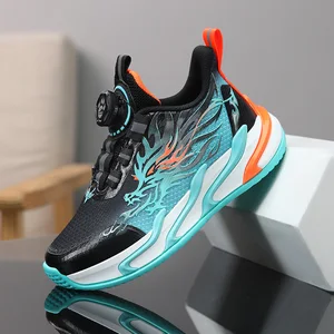 Sneaker nền tảng bình thường của trẻ em, giày thể thao cho bé trai, sang trọng, nguồn gốc, trường học, chạy bộ, thời trang, mùa thu 8 Bán hàng chính Giày sang trọng trẻ em - №4