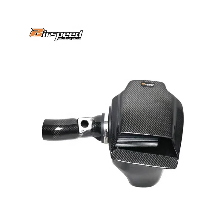 

Airspeed Brand High Flow Filter Element 100% Dry Carbon Fiber Cold Air Intake System For Honda Civic 10th 1.5T