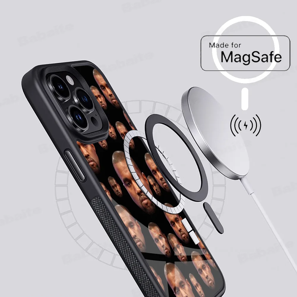 Funny Kanye West Ye Phone Case Magnetic Case For IPhone 16 14 13 12 11 15 Pro Max Plus For Magsafe Wireless Charge Cover image 3