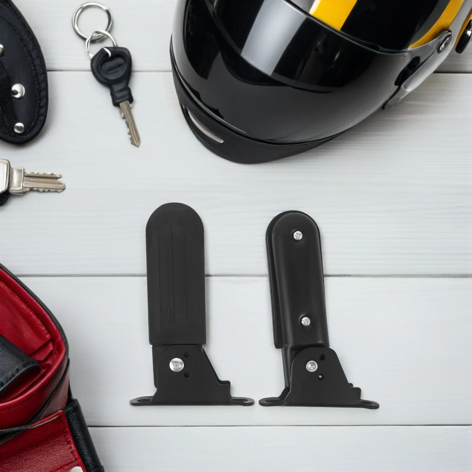 

1Pair Folding E Bike Pedals Heavy Duty Rear Footrest Metal Bike Pedal Anti-Slip Cycling Accessories Replacement for Electric