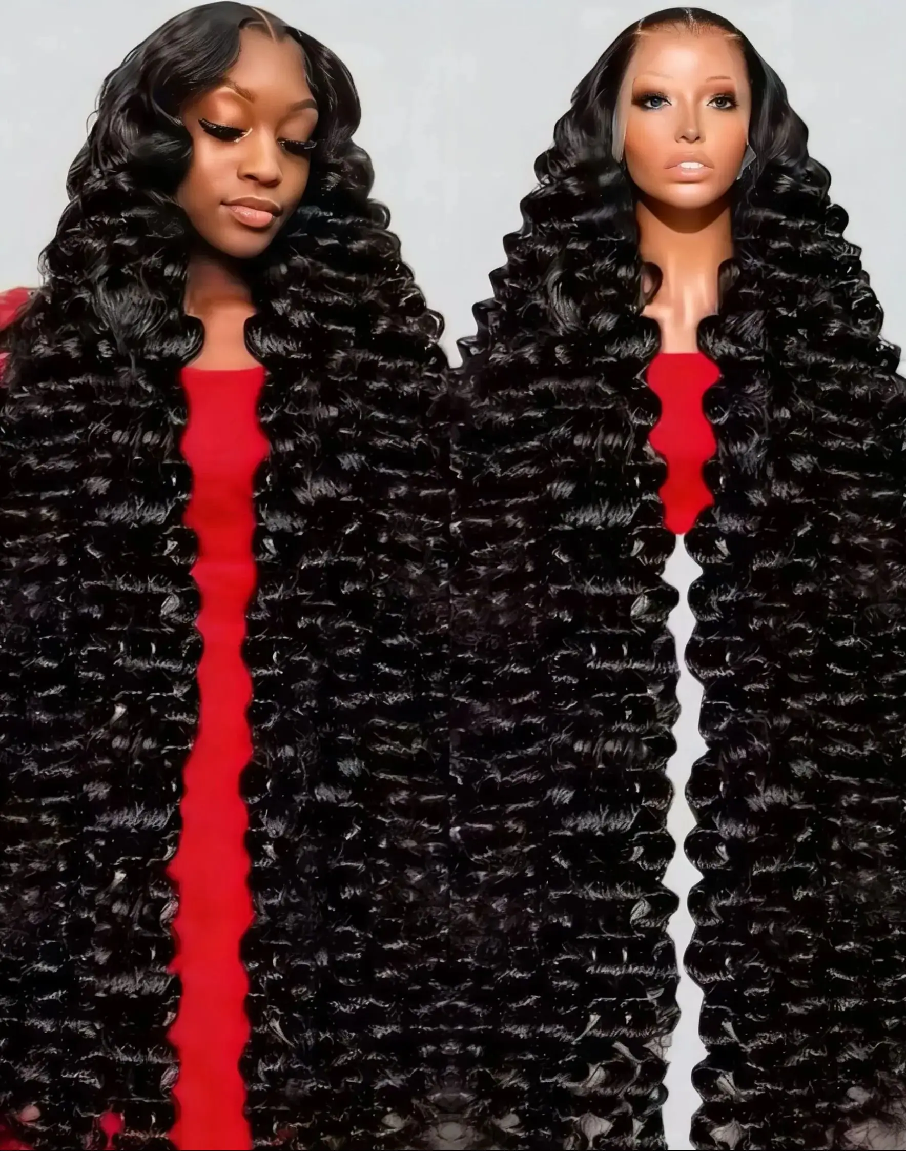 

13x6 Water Wave Front Wigs For Black Women Brazilian 13x4 Hd Lace Frontal Wig Loose Deep Wave Curly Human Hair 100% Preplucked