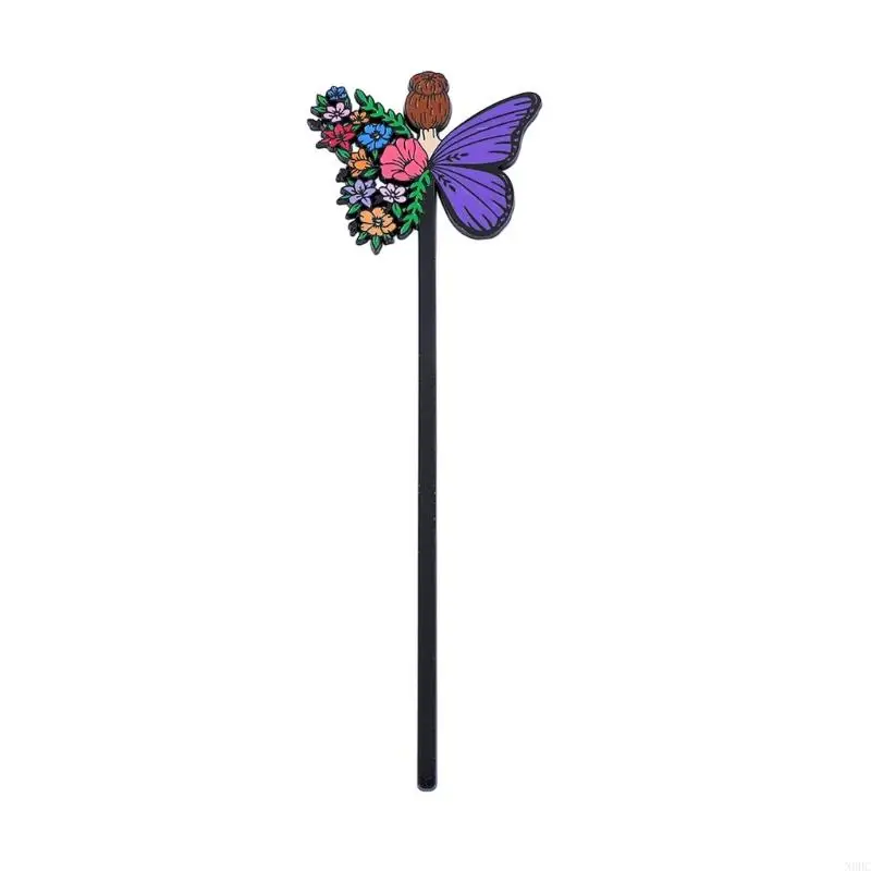 Elegant Butterfly Enamel Bookmarks Metal Bookmarks Reading Accessories for Women N0HC
