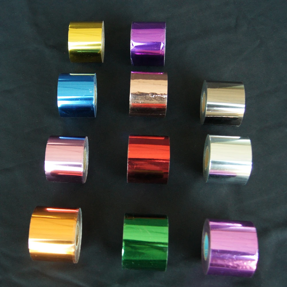 Free Shipping 1 Roll 5CMx120M 10 Colors Hot Stamping Foil Heat TransferAccessories For PVC Paper Logo Embossing