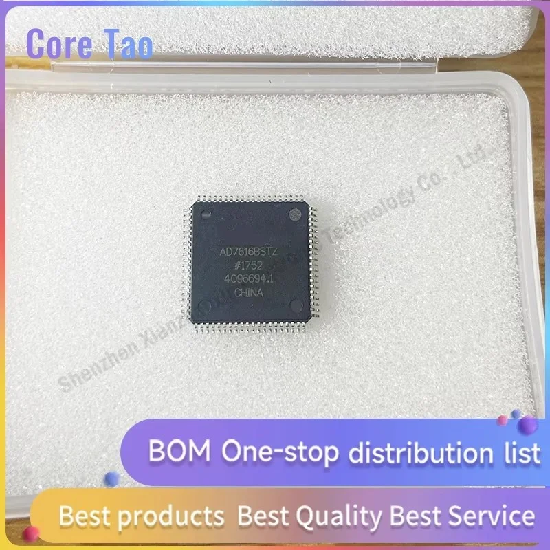 1pcs/lot AD7616BSTZ AD7616 LQFP80 16-bit digital-to-analog conversion chip