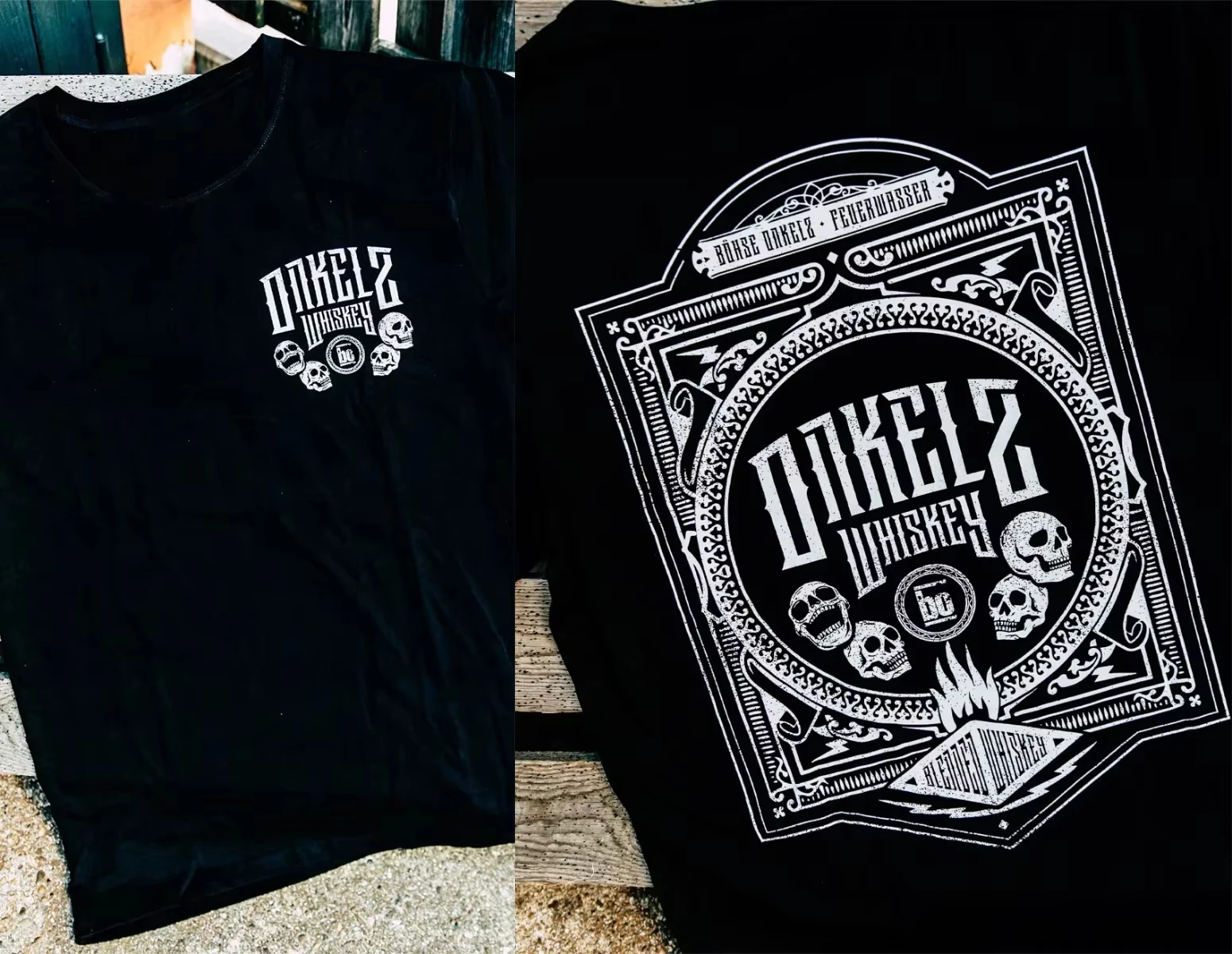 Böhse Onkelz German Rock Band Graphic T-shirt Vintage Washed Music Merch Harajuku Unisex Oversized Cotton Short Sleeve Tee Tops
