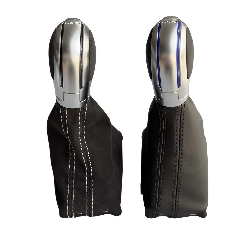

Leather Car Auto Gear Shift Knob Shift Lever Stick Head DSG For VW Golf 6 Jetta MK6 EOS MK5 Automatic Gear Head