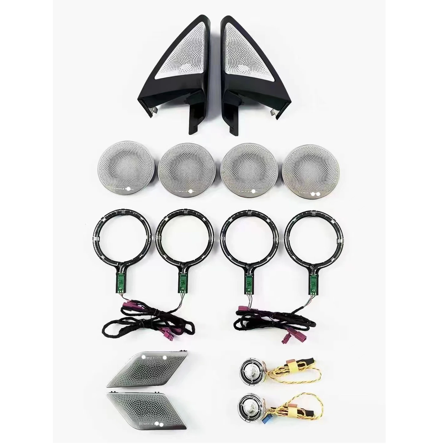 

For BMW X3 G08 Tweeter with Car LED Interior Ambient Lights Audio Horn Glow Tweeter Horn Cover