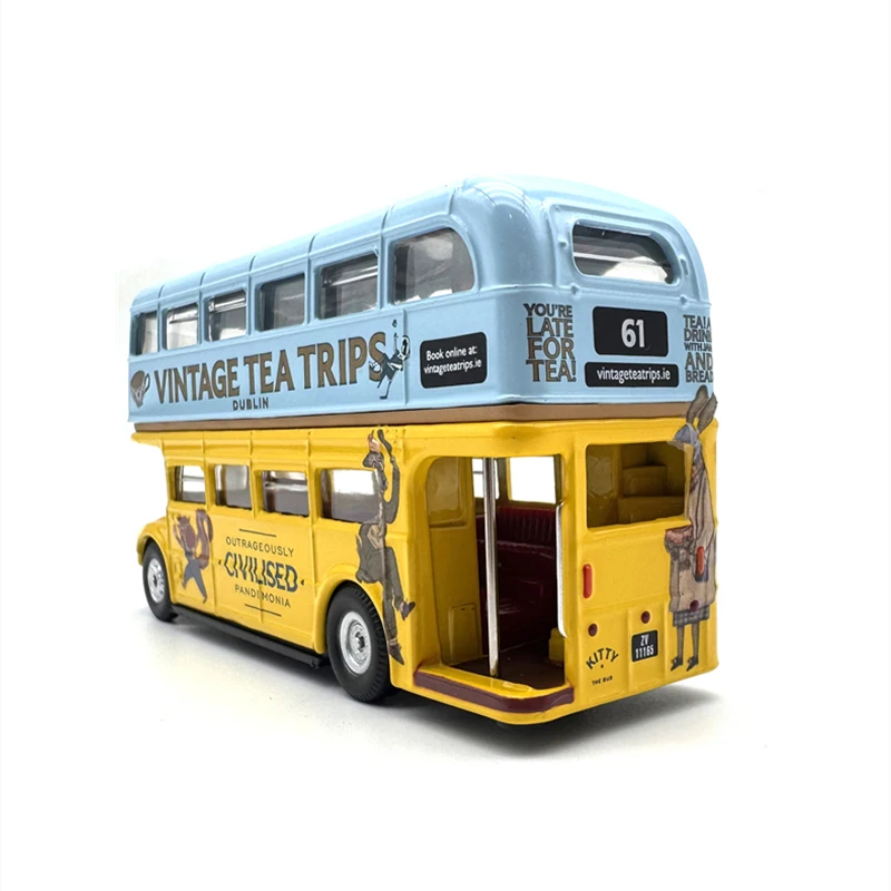 OXFORD Maßstab 1:76 Diecast Alloy London AEC Doppeldecker Bus Spielzeugauto Modell Nostalgie Klassisches Erwachsenen-Souvenirgeschenk Statische Anzeige