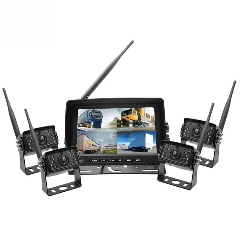 Wholale V-V AHD 0P Night Wirels Truck IR Reversing Backup Car CCTV System Inch