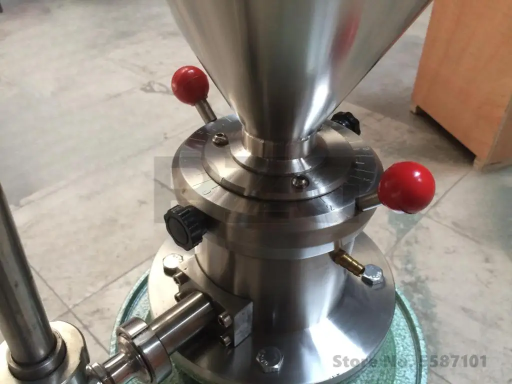 Chili Sauce Banana Pistachio Paste Colloid Mill Machine Fruit Juice Jam Making Machine Vertical Food Colloid Mill Grinder