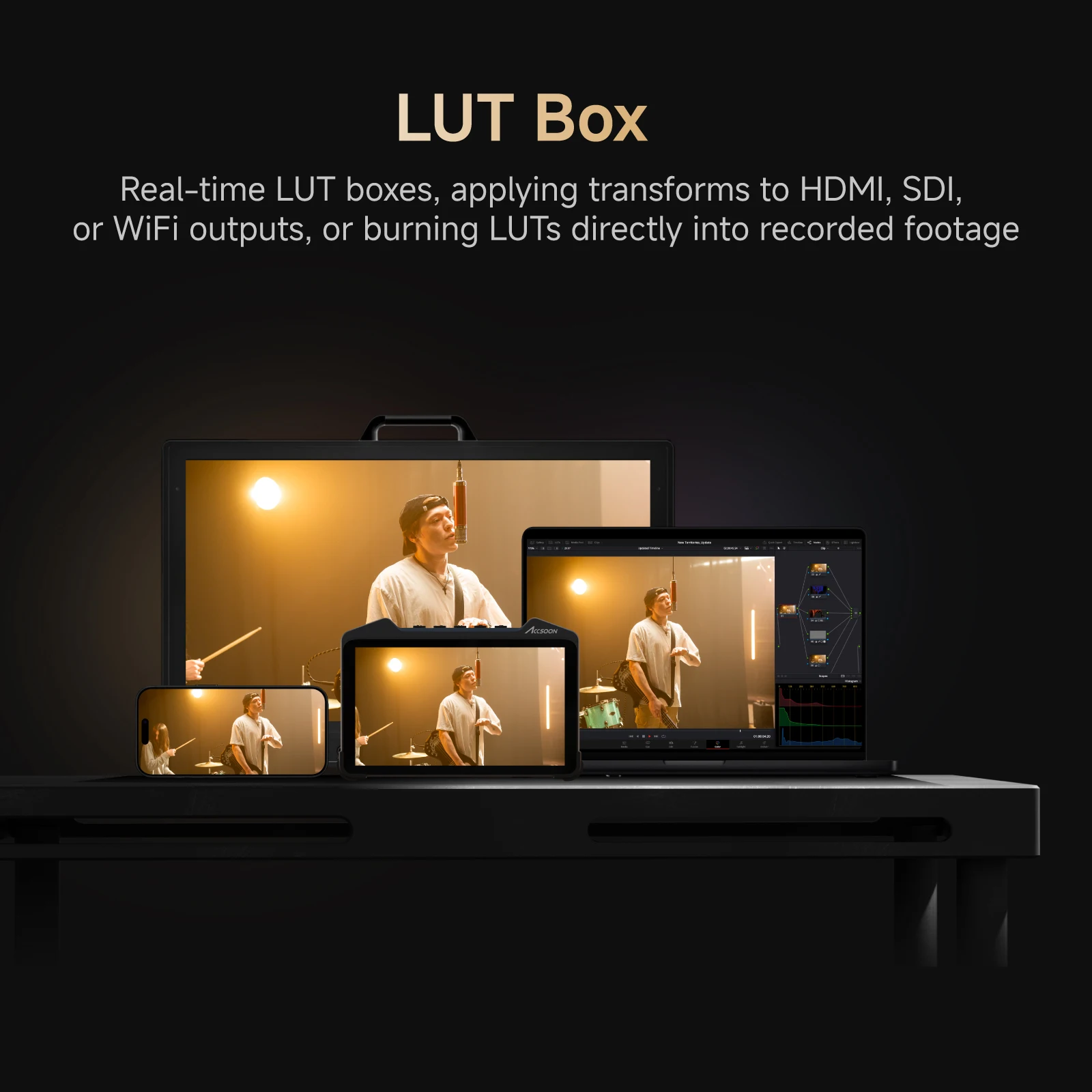 Accsoon CineView M7 Portabel Monitor DSLR Director Monitor 3D Lut On-Camera Field HDMI Documentary