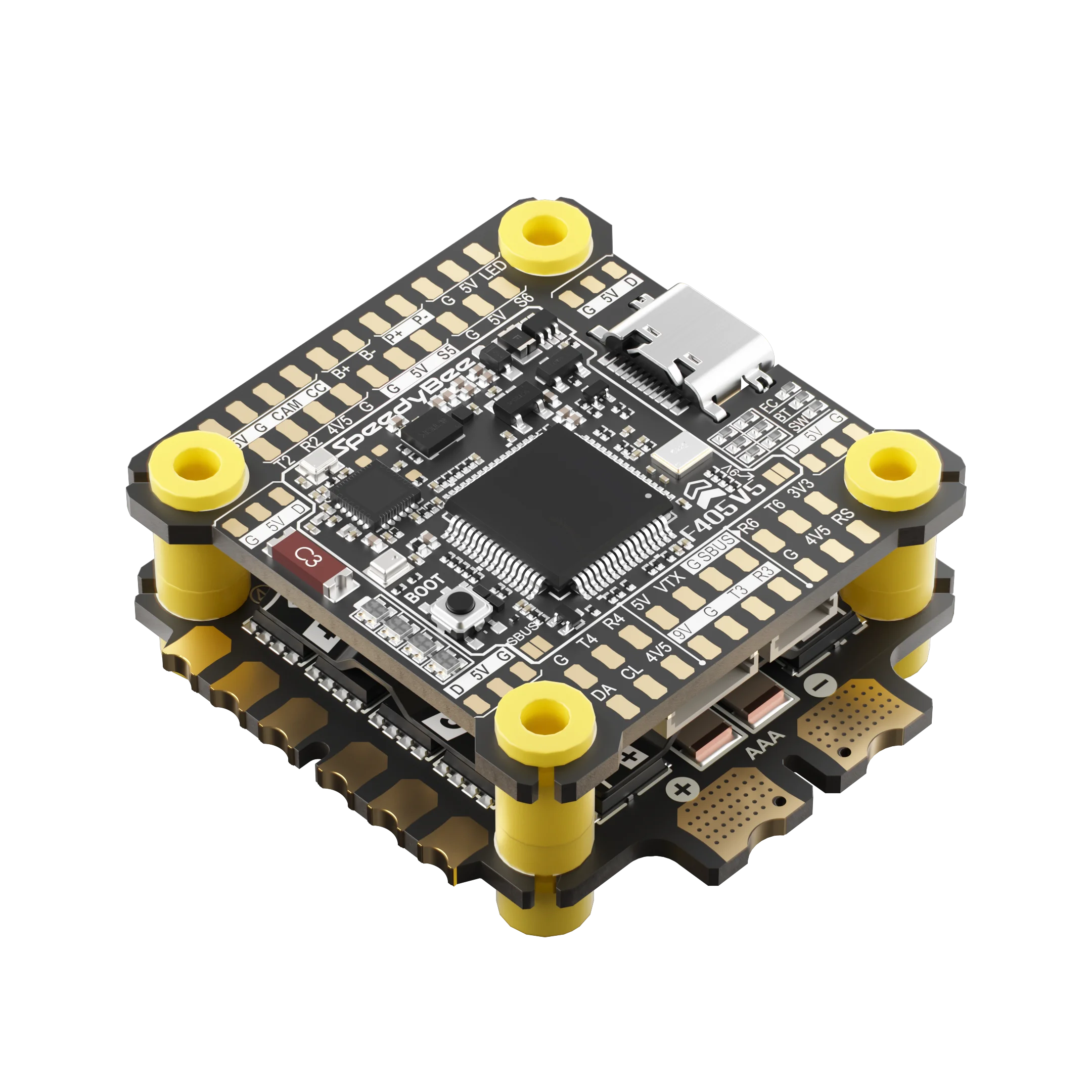 SpeedyBee F405 V5 Pro OX32 55A 30x30 Model Aircraft FC&ESC Stack