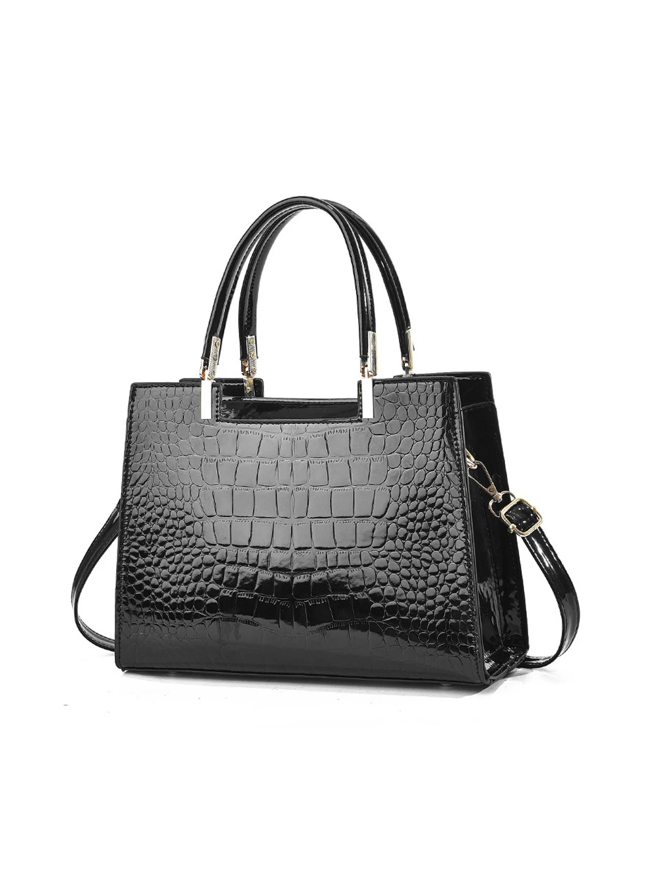 Tote 2024 new fashion tote bag women bag bag one shoulder cross-body bag alligator pattern woman bag