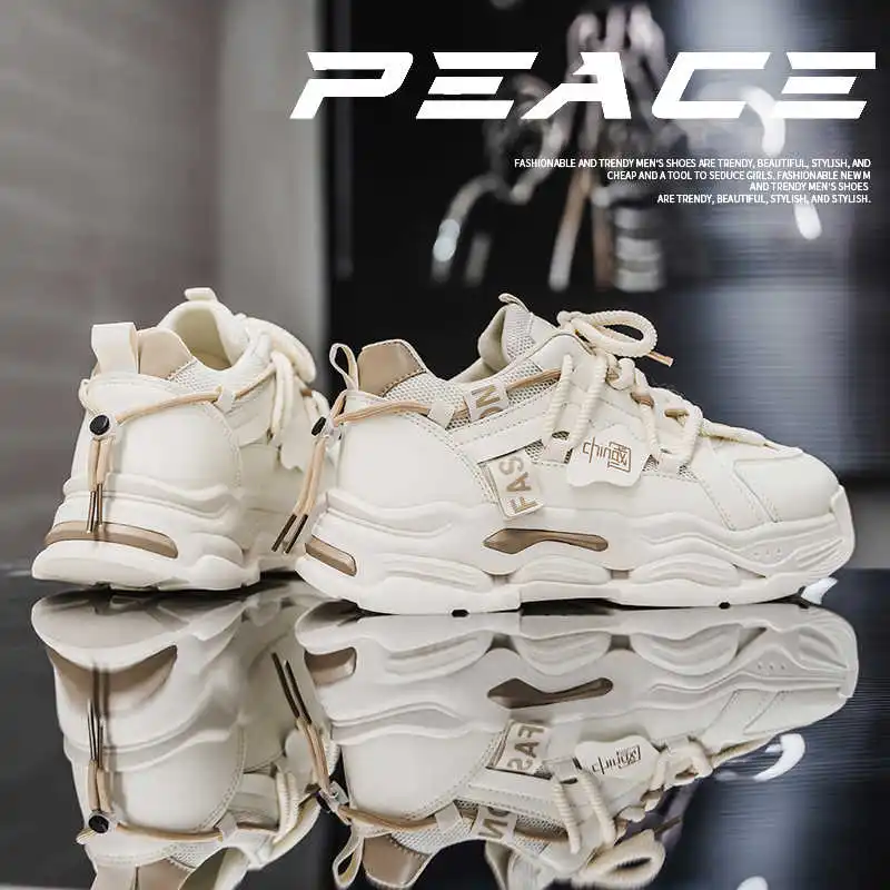 

Мужские спортивные ботинки с большой подошвой, увеличивающие рост, мужская обувь, высокие мужские кеды, кроссовки, спортивные школьные лоферы с распродажей