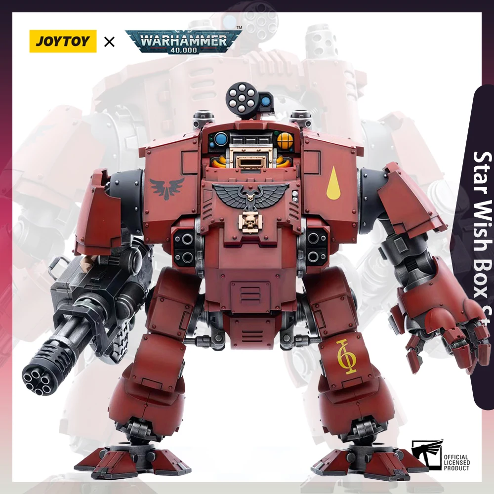 JOYTOY Warhammer 40K Blood Angels Redemptor Dreadnought 1/18 Figurki Akcji Anime Kolekcjonerski Model Ozdoba Wojskowa na Biurko