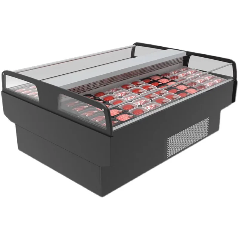 

XY Best Supermarket Stainless Steel Meat Chiller Single-Temperature Freezing Showcase Refrigerator