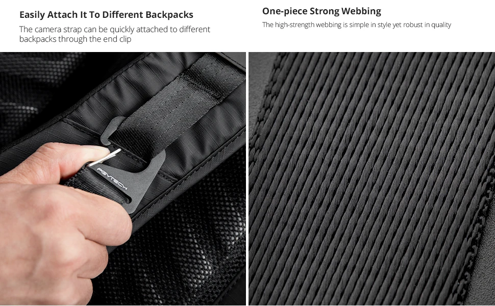 PGYTECH Kameragurt Rucksack Kameragurt 360° ° Rotations-Upgrade-Designgurt für DSLR-Spiegelreflexkameras und spiegellose Kameras – Detail 4