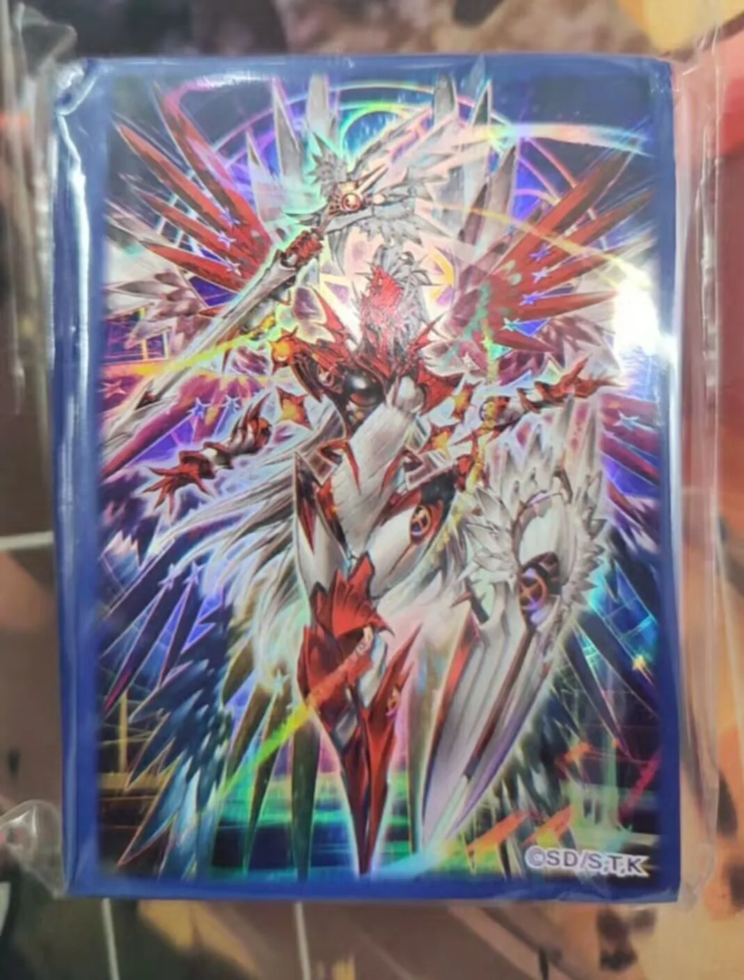 100pcs-yugioh-konami-duel-monsters-nerva-the-power-patron-of-creation-official-collection-sealed-card-protector-duelist-sleeves