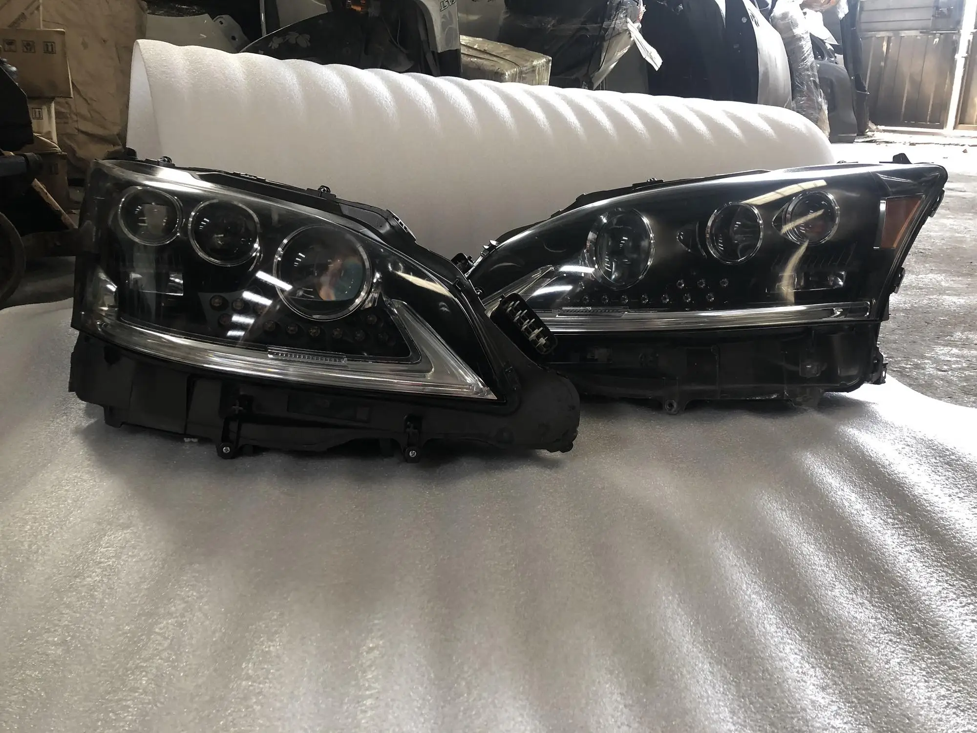 Hot Sell for 2013-2016 LS460L Facelift Three Eye Rx350 Front Headlights LS600HL Upgraded LED Daytime Running Lights
