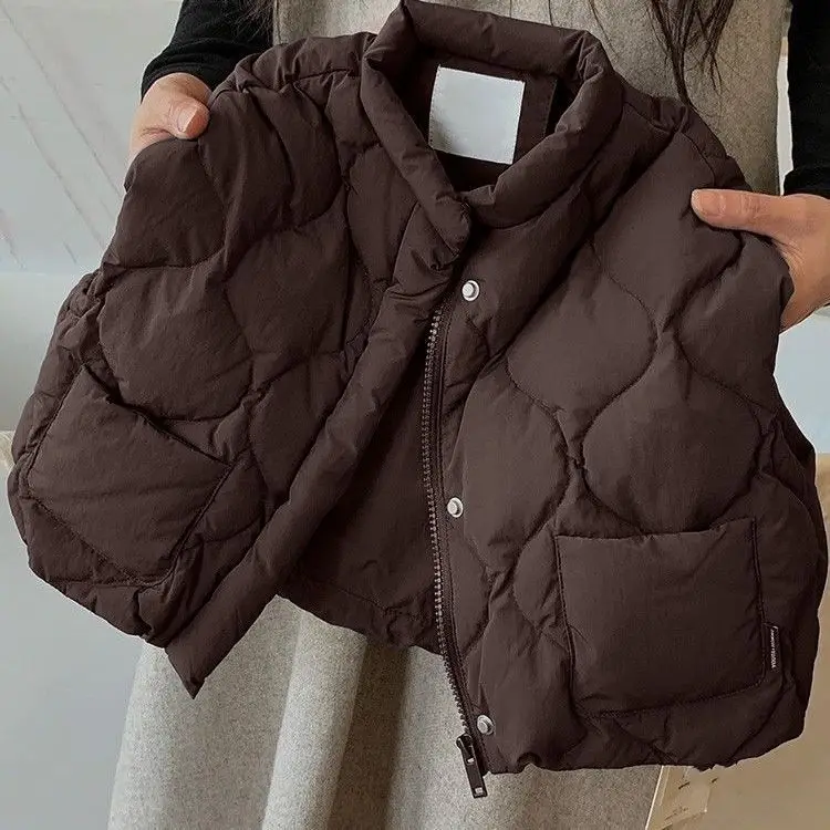 Koreanische Baby-Weste mit Polsterung – Unisex Herbst-Winter-Steppweste, Warme Ärmellose Oberbekleidung für Jungen und Mädchen, Wintermantel – Detail 1