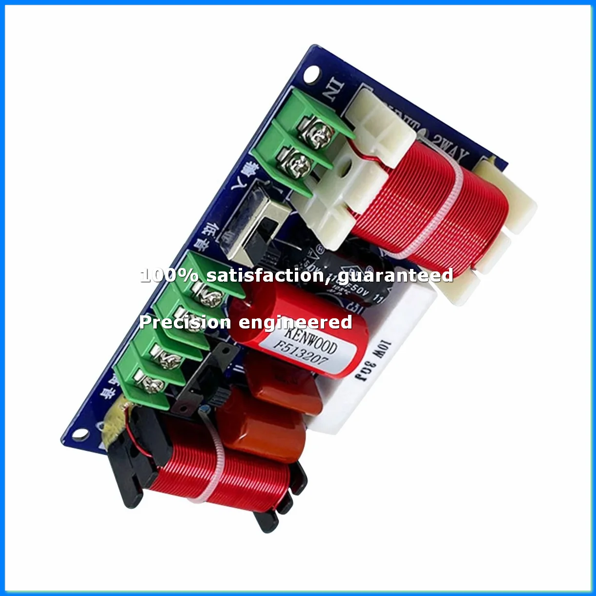 2PCS 2-Way 250W 2500Hz-3000Hz Frequency Divider DIY Speaker Filter Circuit Home Theater Bass HiFi Stereo Audio Crossover-ELEC