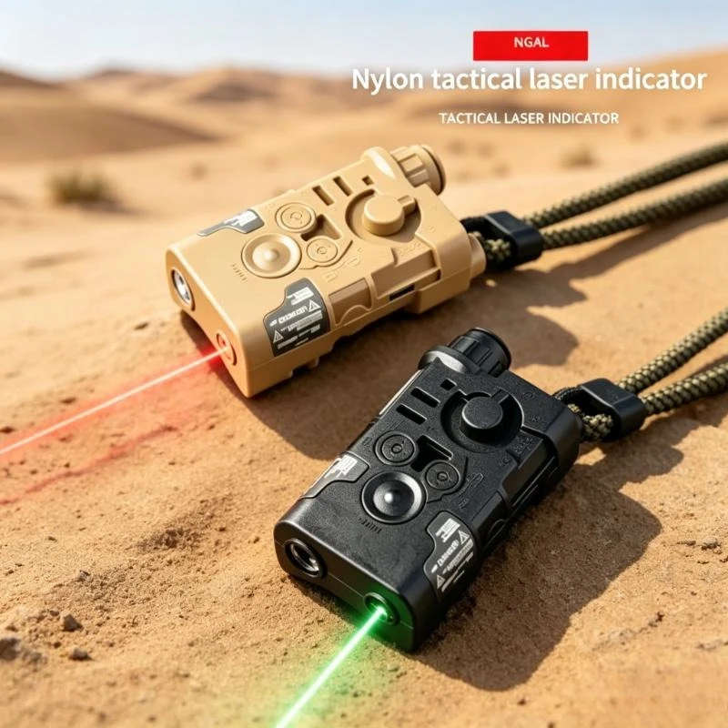 

NGAL Practical Tactical Storage Box Green Dot Aim Optic Outdoor Flash Torch Pulse Line Control Button Airsoft Gear Part