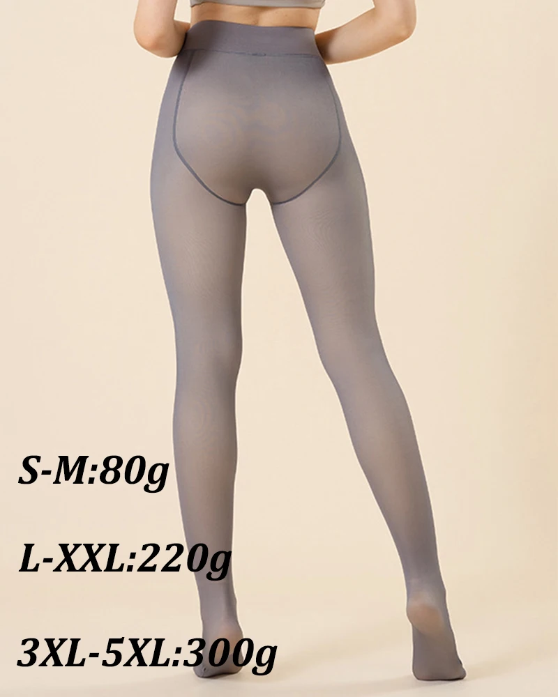 80 جرام-300 جرام الشتاء المرأة جوارب طويلة ناعمة مثير جوارب الحرارية شفافة مرونة عالية الدافئة يغطي الرجل الجوارب الإناث