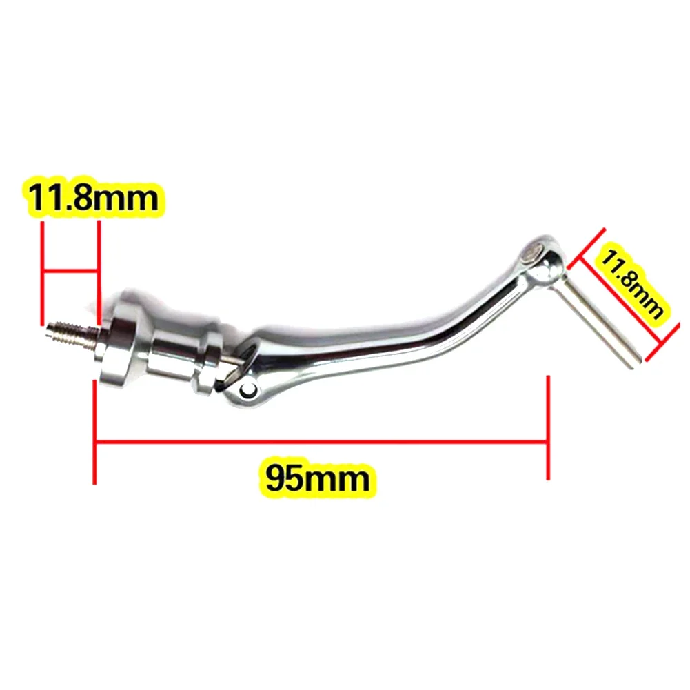 Spinner Reel Single Rocker Handle FOR SHIMANO FOR STELLA For VANFORD Aluminum Alloy Single Rocker Grip Fishing Wheel Accessories